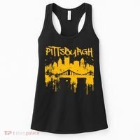 Pittsburgh Steel City Skyline Women's Tank Top thumb 0
