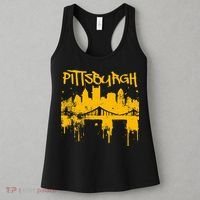 Pittsburgh Steel City Skyline Women's Tank Top thumb 3