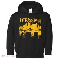 Pittsburgh Steel City Skyline Toddler Hoodie thumb 0