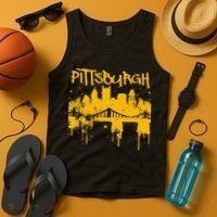 Pittsburgh Steel City Skyline Tank Top thumb 4