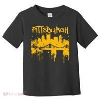 Pittsburgh Steel City Skyline Toddler T-Shirt thumb 0