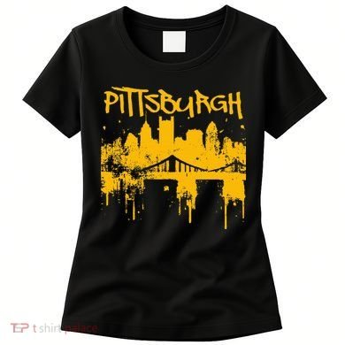 Pittsburgh Steel City Skyline Women's T-Shirt