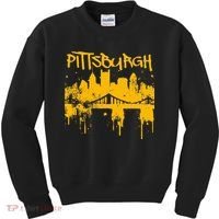 Pittsburgh Steel City Skyline Kids Sweatshirt thumb 0