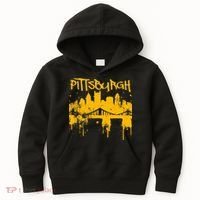 Pittsburgh Steel City Skyline Kids Hoodie thumb 0