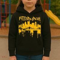 Pittsburgh Steel City Skyline Kids Hoodie thumb 3