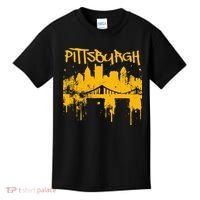 Pittsburgh Steel City Skyline Kids T-Shirt thumb 0