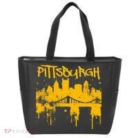 Pittsburgh Steel City Skyline Tote Bag thumb 0
