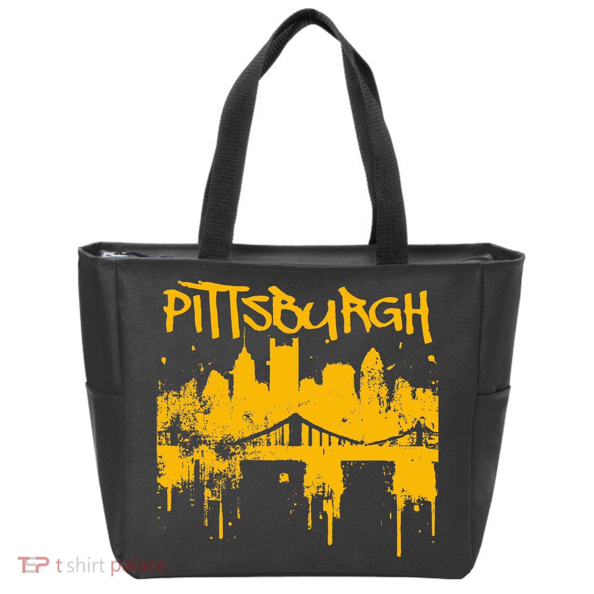 Pittsburgh Steel City Skyline Tote Bag