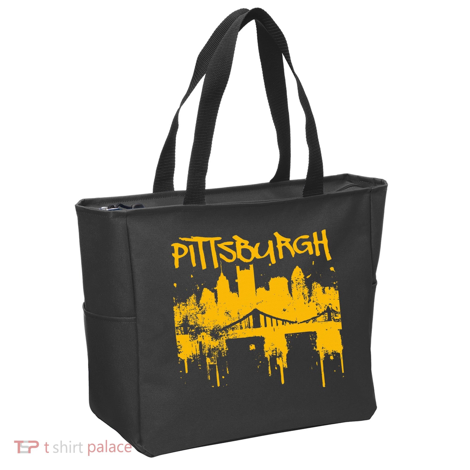 Pittsburgh Steel City Skyline Tote Bag