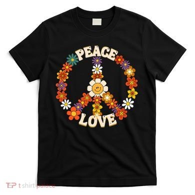 Peace Signs Coloured For 60s 70s Outfits T-Shirt