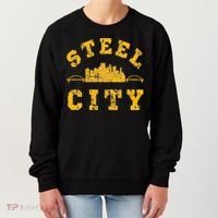 Pittsburgh Steel City Skyline Bridges 412 Home Women's Sweatshirt thumb 0