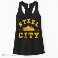 Pittsburgh Steel City Skyline Bridges 412 Home Women's Tank Top thumb 0