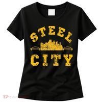 Pittsburgh Steel City Skyline Bridges 412 Home Women's T-Shirt thumb 0