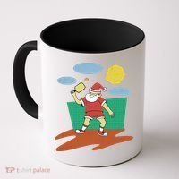 Pickleball Santa Claus Coffee Mug thumb 0