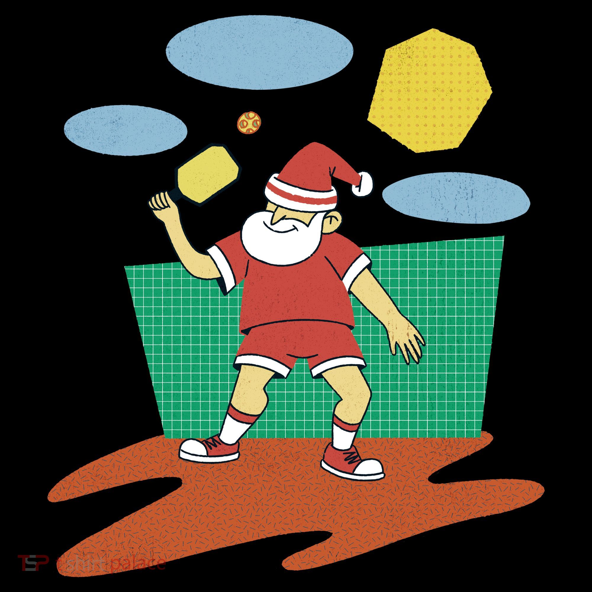 Pickleball Santa Claus Women's Hoodie