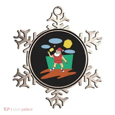 Pickleball Santa Claus Ornament