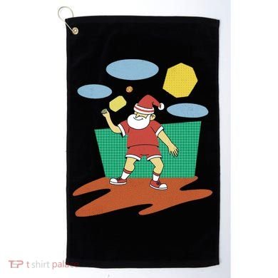Pickleball Santa Claus Golf Towel