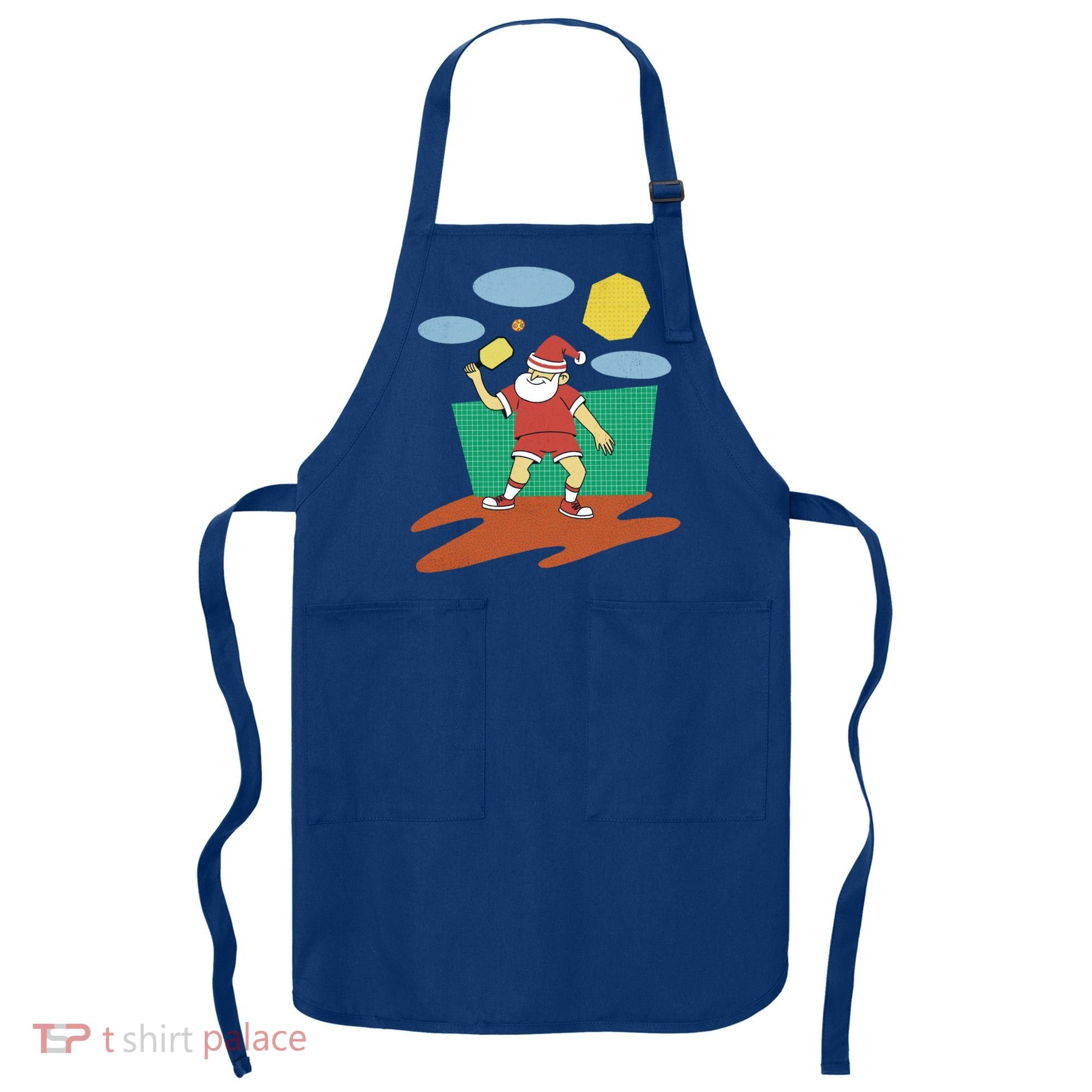 Pickleball Santa Claus Apron