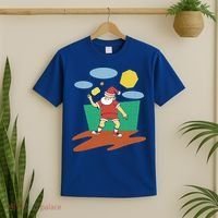 Pickleball Santa Claus T-Shirt thumb 2