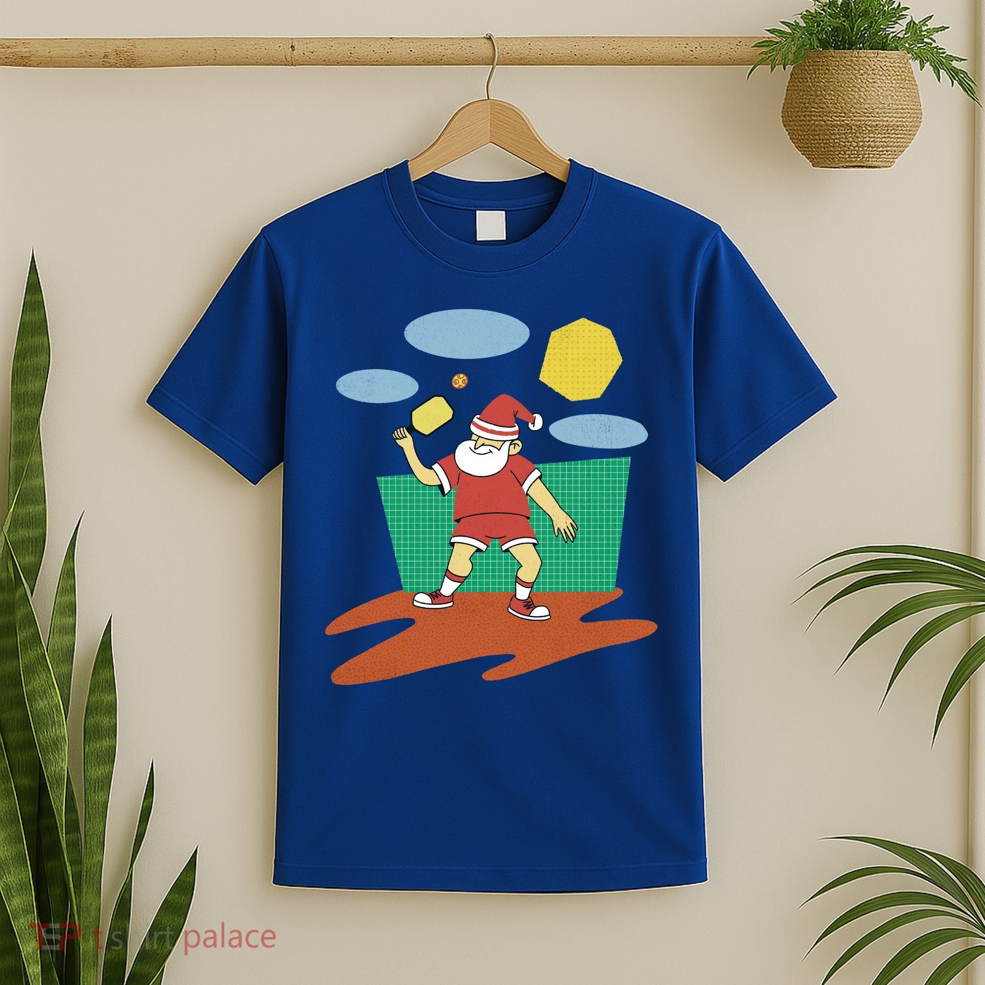 Pickleball Santa Claus T-Shirt