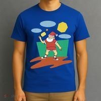 Pickleball Santa Claus T-Shirt thumb 3