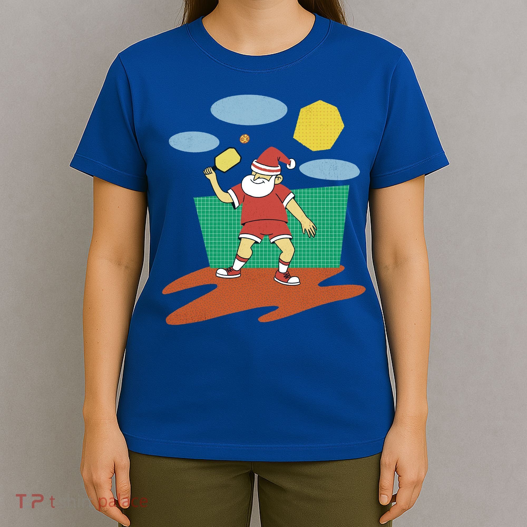 Pickleball Santa Claus T-Shirt
