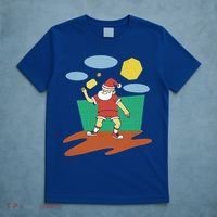 Pickleball Santa Claus T-Shirt thumb 5