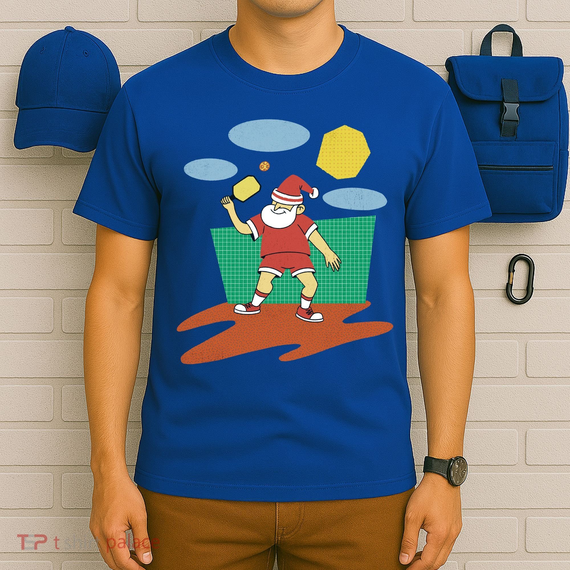 Pickleball Santa Claus T-Shirt