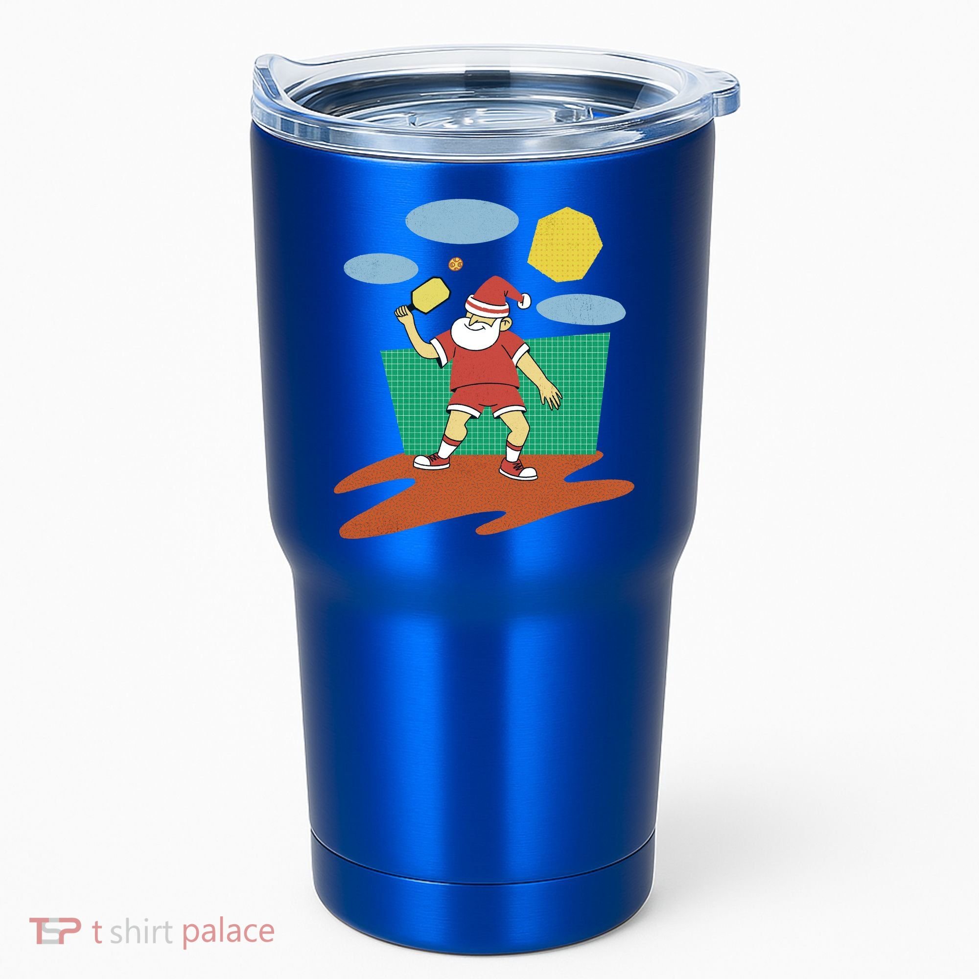 Pickleball Santa Claus Tumbler