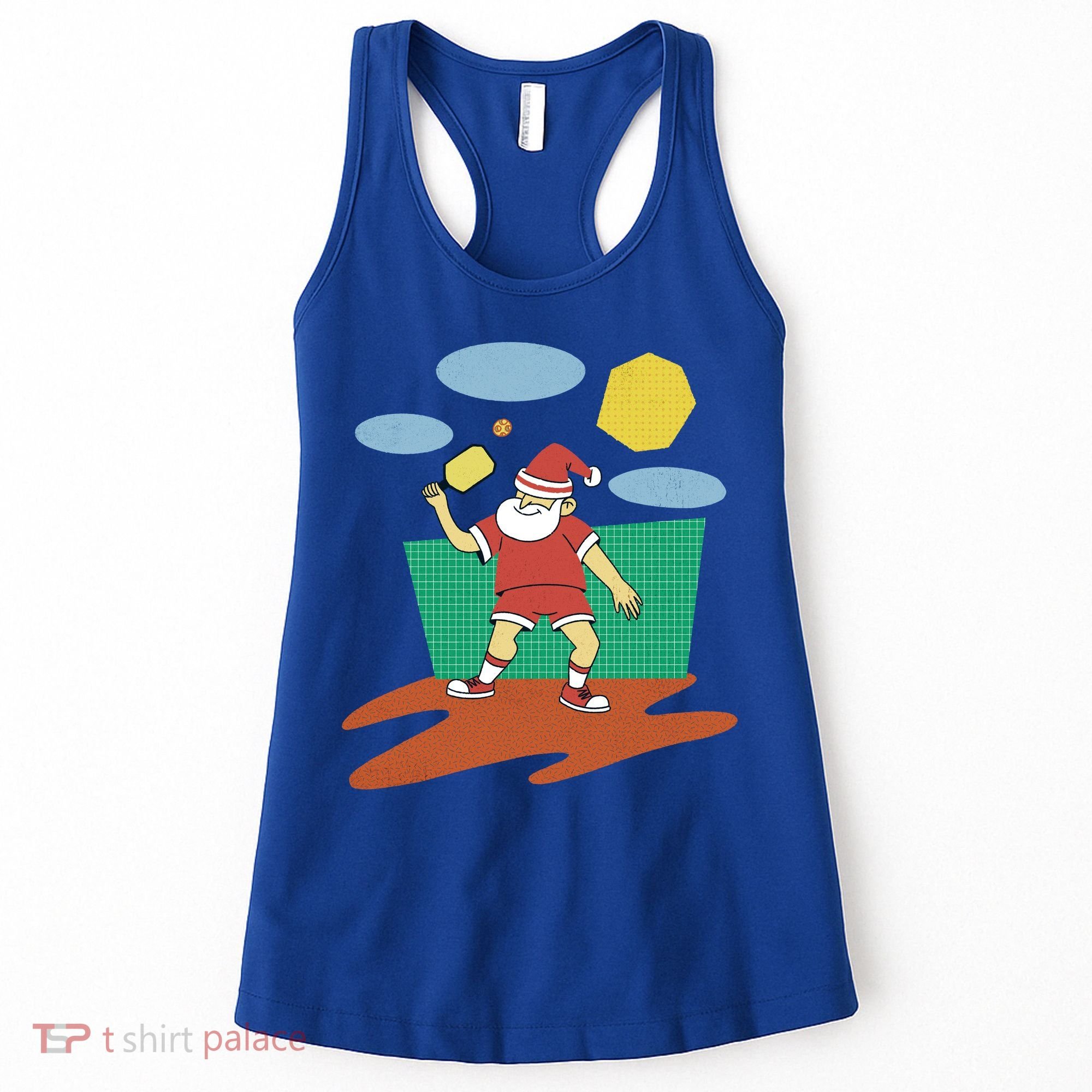 Pickleball Santa Claus Women's Tank Top