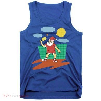 Pickleball Santa Claus Tank Top