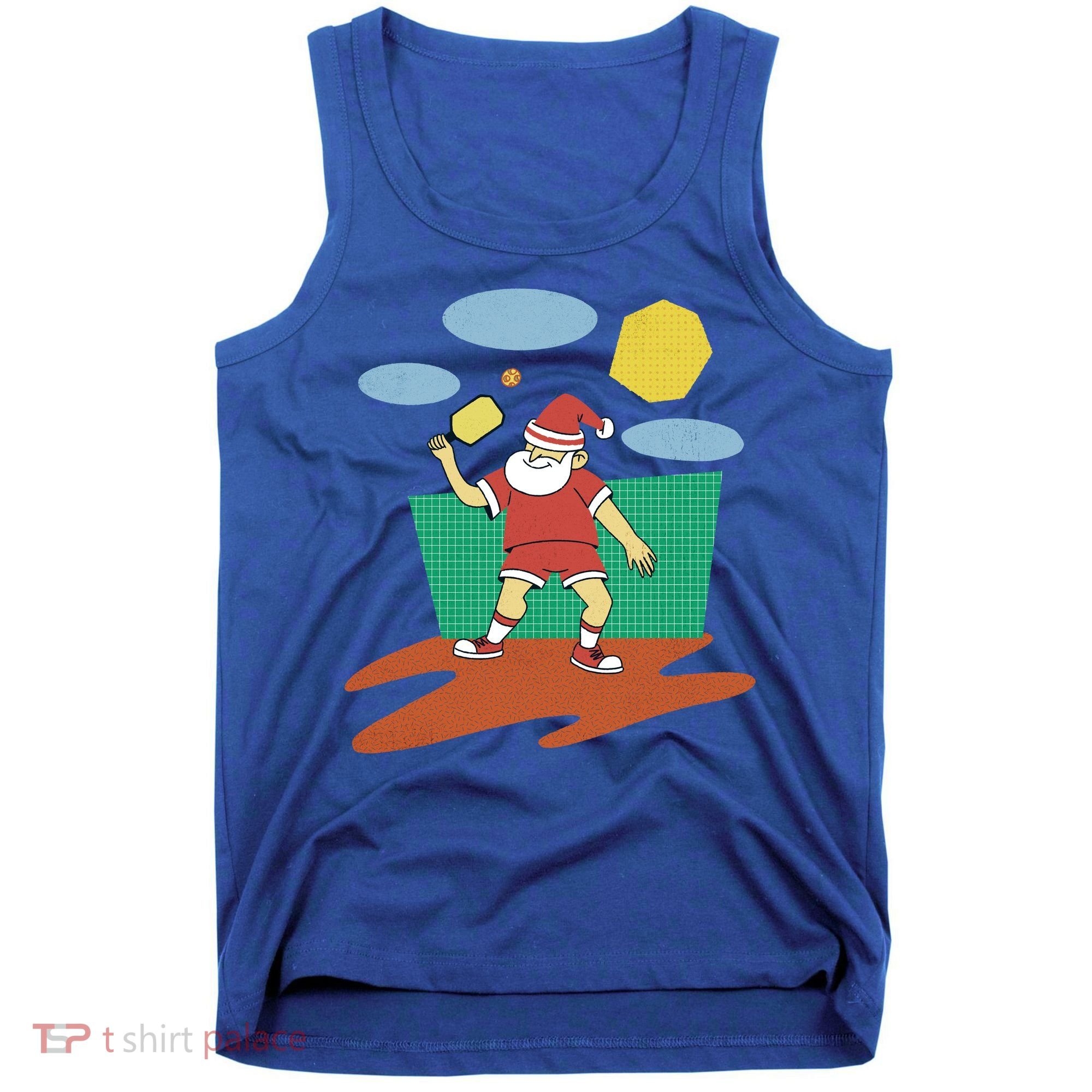 Pickleball Santa Claus Tank Top