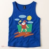 Pickleball Santa Claus Tank Top thumb 2