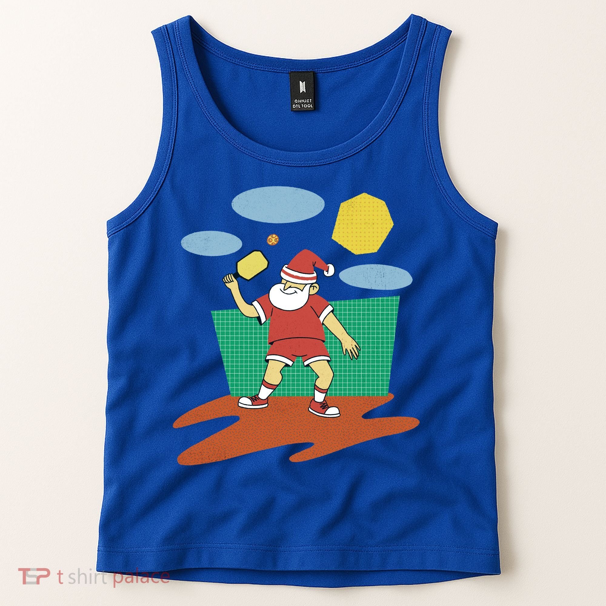 Pickleball Santa Claus Tank Top