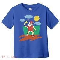 Pickleball Santa Claus Toddler T-Shirt thumb 0