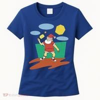 Pickleball Santa Claus Women's T-Shirt thumb 0