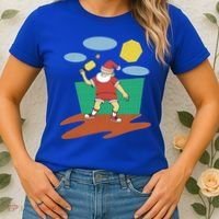 Pickleball Santa Claus Women's T-Shirt thumb 2