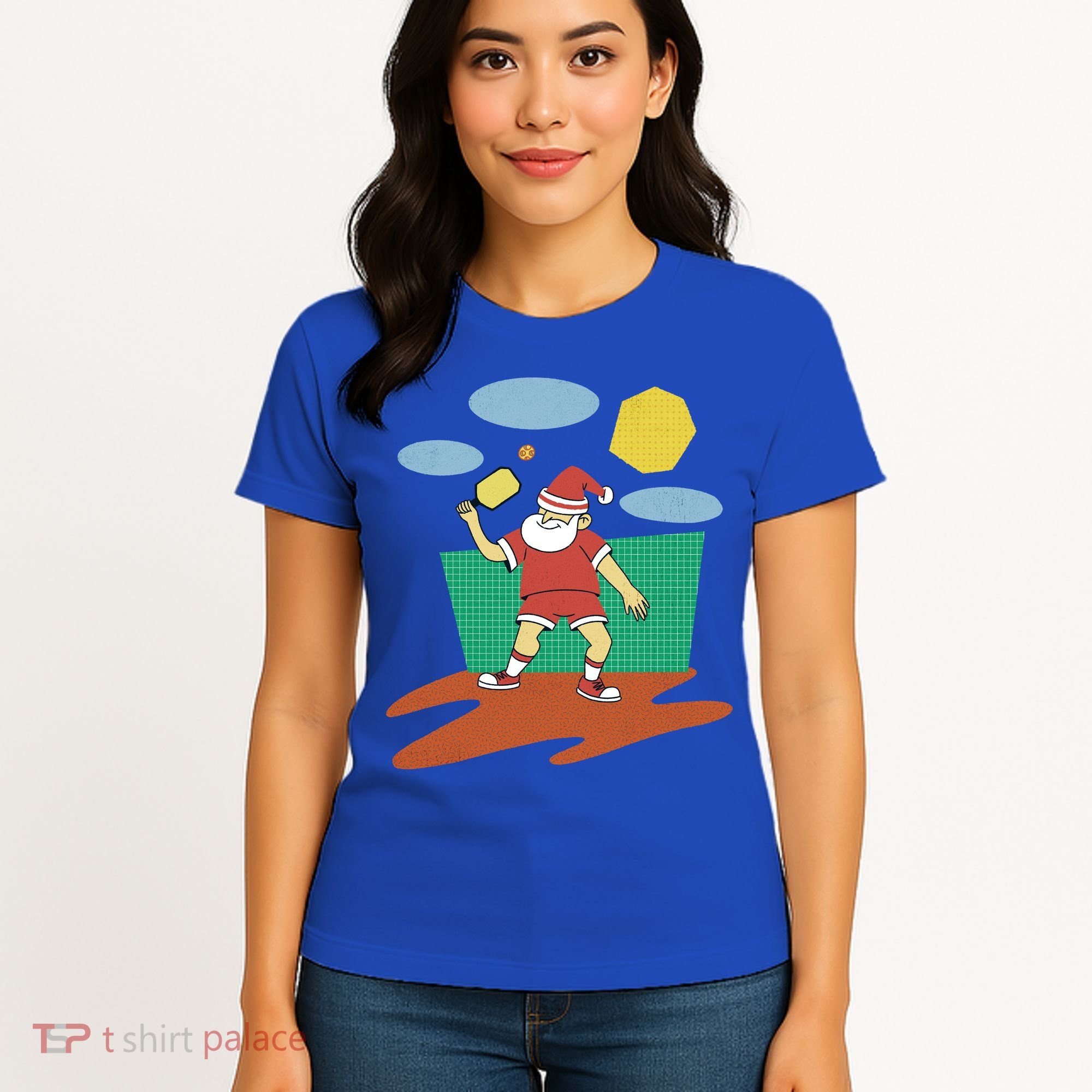 Pickleball Santa Claus Women's T-Shirt