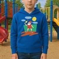 Pickleball Santa Claus Kids Hoodie thumb 2