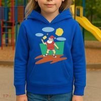 Pickleball Santa Claus Kids Hoodie thumb 3