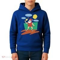 Pickleball Santa Claus Kids Hoodie thumb 4