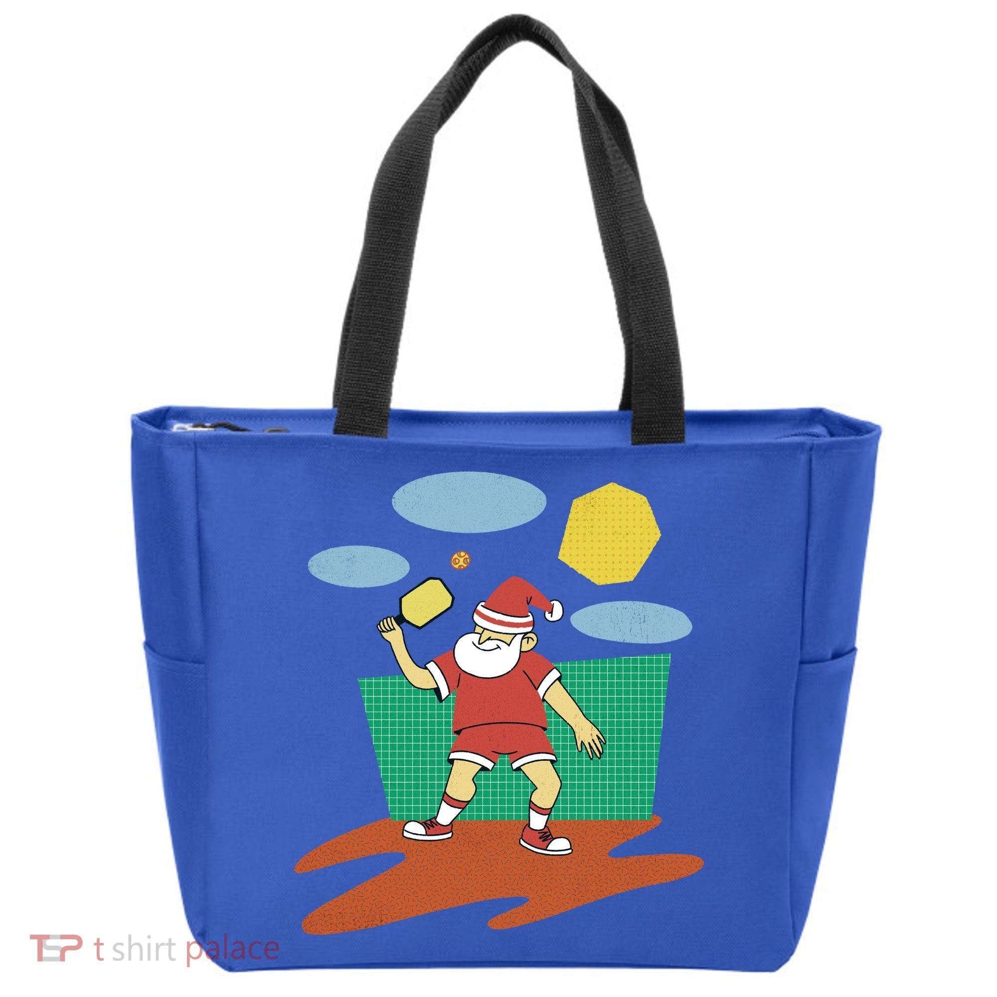 Pickleball Santa Claus Tote Bag