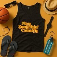 Play Something Country Music Saying Funny Retro 70S Tank Top thumb 4