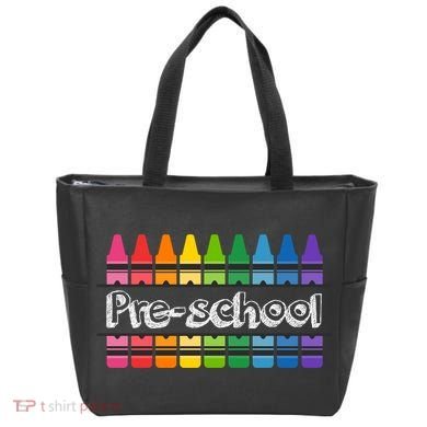 Pre School Colorful Crayons Back To School Tote Bag