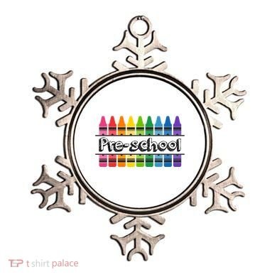 Pre School Colorful Crayons Back To School Ornament