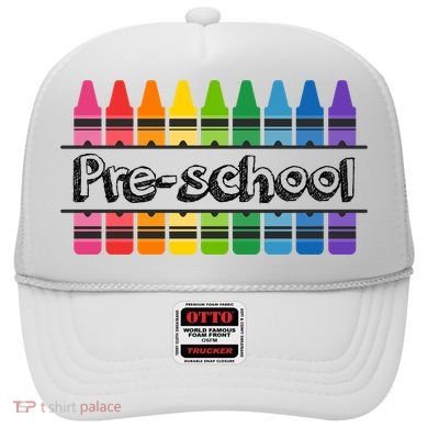 Pre School Colorful Crayons Back To School Hat