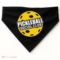 Pickleball Social Club Pickleball Gift USA-Made Doggie Bandana thumb 0