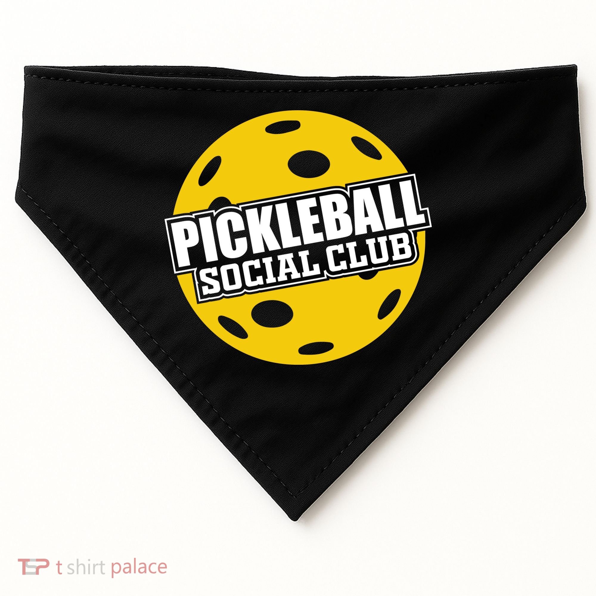 Pickleball Social Club Pickleball Gift USA-Made Doggie Bandana