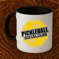 Pickleball Social Club Pickleball Gift Coffee Mug thumb 2