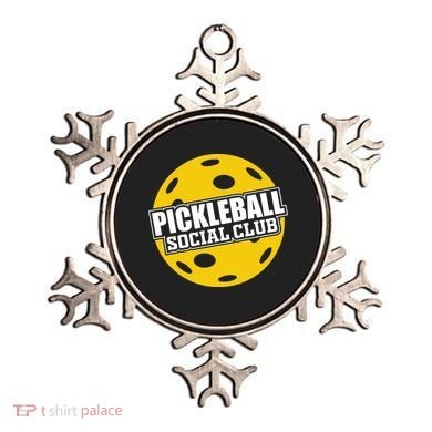 Pickleball Social Club Pickleball Gift Ornament